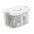 thumbnail image 2 of OUSITAID Storage Box with Detachable Lid  Transparent Handle  Multifunctional Plastic  Portable Clothes Toys Sorting Box  Household Supplies, 2 of 8
