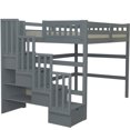 thumbnail image 2 of Lit Mezzanine Complet pour Escalier avec Rangement, 2 of 2