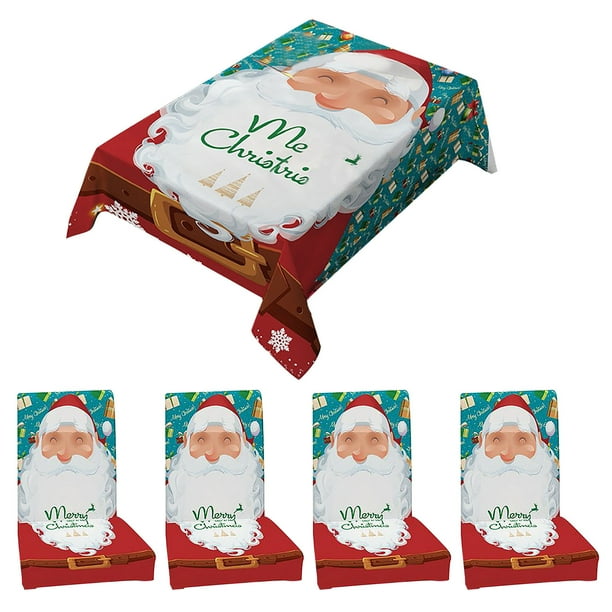 onlyliua ¡ Ofertas de Liquidación de Hoy Prime! Mantel Navideño con Estampado Rectangular, Juego de Manteles para Decoración Del Hogar y Fiestas Navideñas