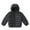 Black, variant on CLOISE Puffer Jacket for Toddler Boys with Hood Short Pockets Snow Outwear Yellow 2-14T