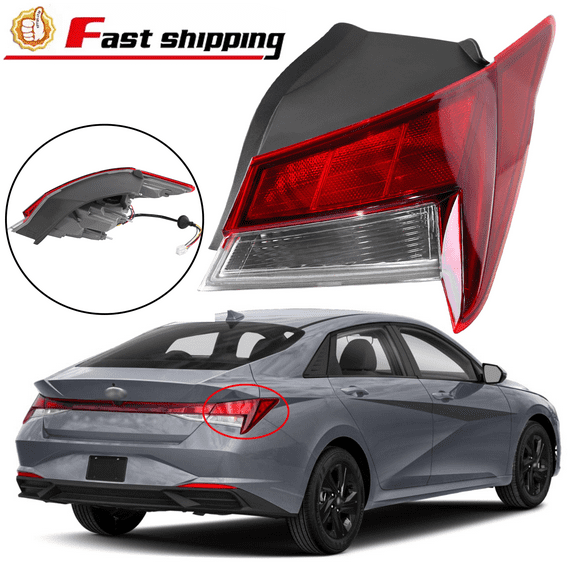 Outer Tail Light For 2021-2023 Hyundai Elantra Right Passenger Side Brake Lamp