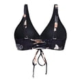 thumbnail image 4 of Bigetiay Womens Bikini Top Twist Front Bathing Suit Bra Minimalist Swimwear Swim Top Only, Size XXL, 4 of 5