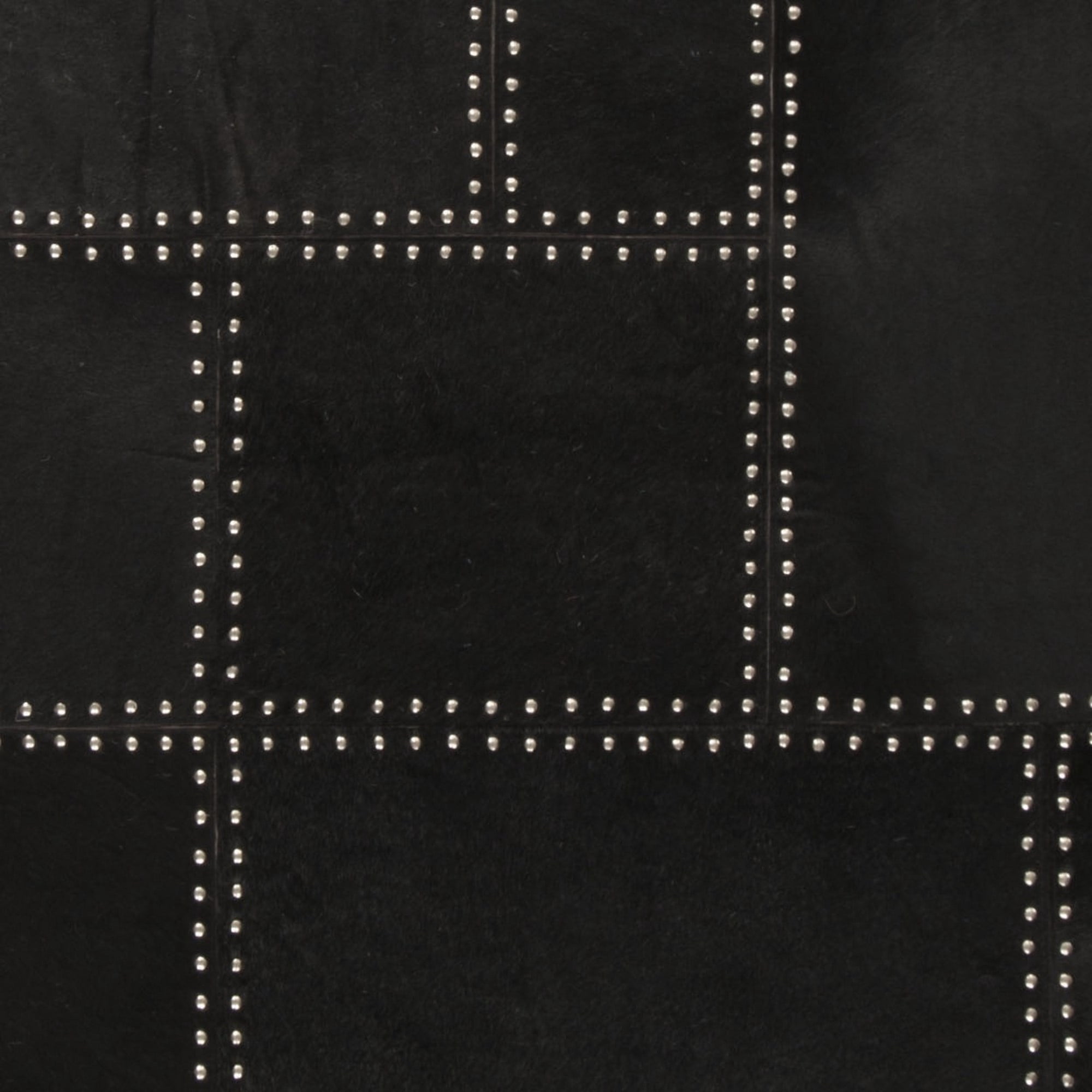 SAFAVIEH Studio Leather Juniper Geometric Area Rug, Black, 8' x 10'