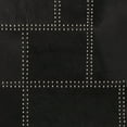 SAFAVIEH Studio Leather Juniper Geometric Area Rug, Black, 5' x 8