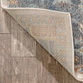 thumbnail image 6 of Well Woven Miro Lyon Vintage Medallion Ivory Blue Distressed 5'3" x 7'3" Area Rug, 6 of 8