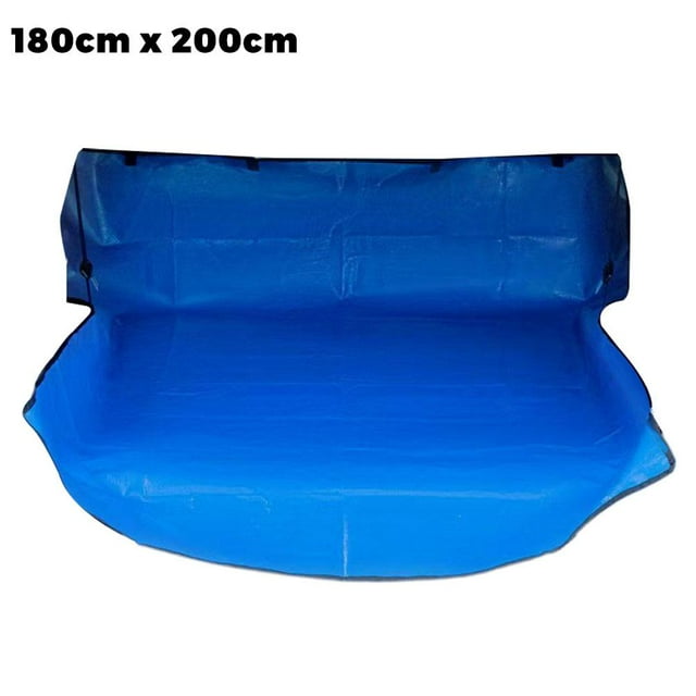 SUV Cargo Liner for Dogs Waterproof & Anti Slip Trunk Mat with Adjustable Straps, Universal Pet-Friendly Rear Bumper Protector for SUVs Sedans, 3