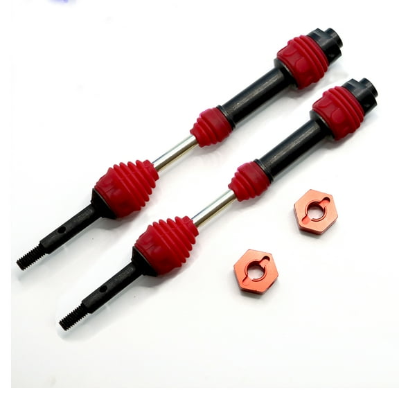 Mesimsple Steel ECX Drive Shaft & Wheel Hex Hub ECX232000 for ECX 2WD 1/10 Ruckus CVD Driveshaft Circuit Torment AMP MT DB Brutus Monster Truck Upgrades Parts