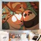 thumbnail image 1 of Tapiz de pared We Bares Bears Room Aesthetic 150 x 130 cm, 1 of 1
