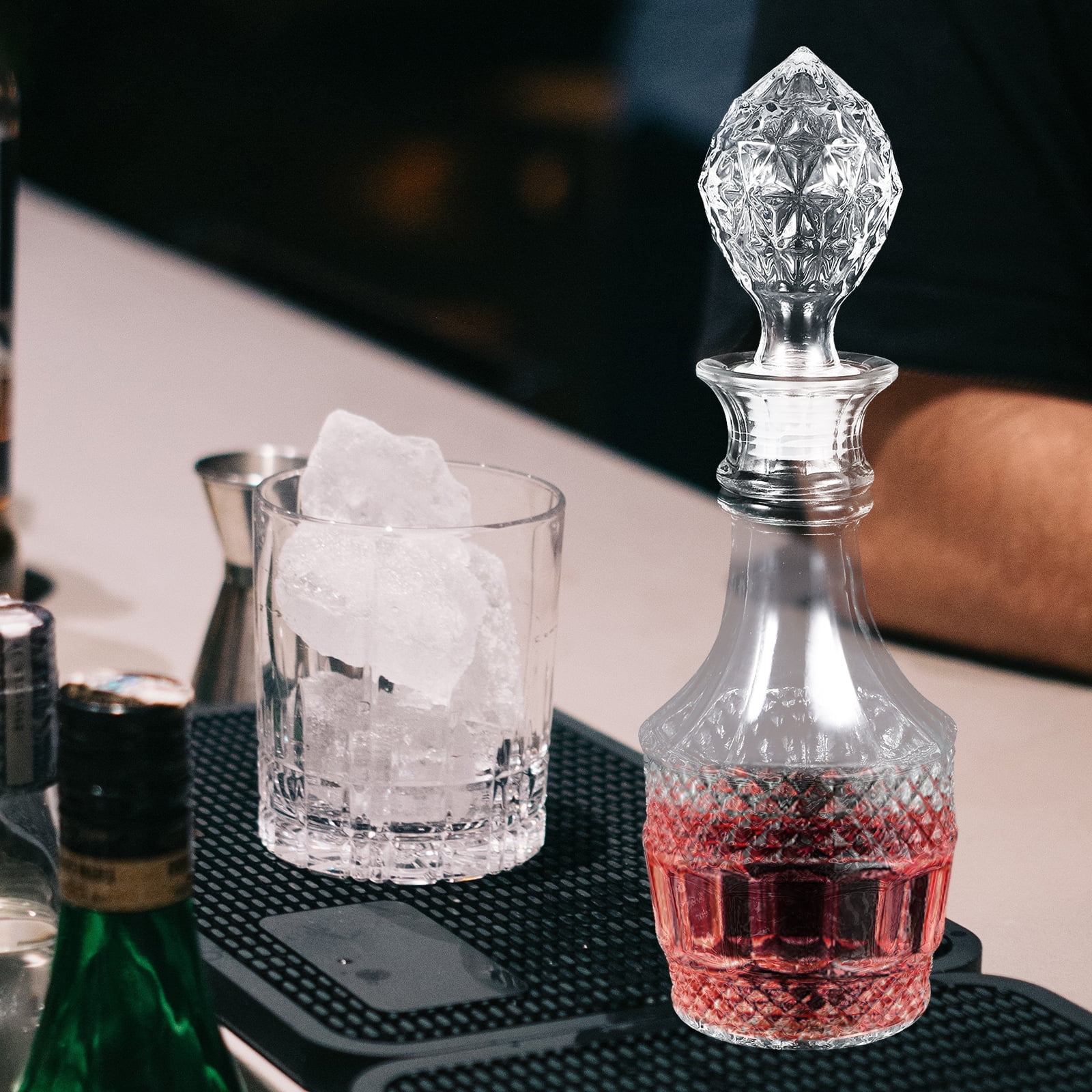 Carafe à Whisky En Verre – Design Tête De Sanglier, Décoratif, Pour Bourbon Cognac Vodka