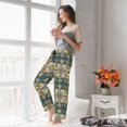 thumbnail image 6 of Disketp Traditional Tribal Aztec1 Print Women's Comfy Pajama Pants Casual Drawstring Palazzo Lounge Wide Leg Pants, 6 of 7
