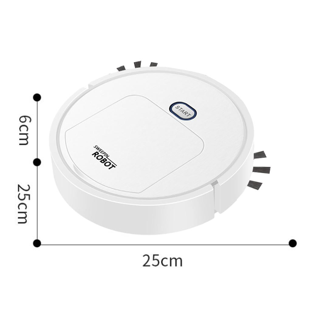 Fiocias Intelligent Mopping Robot Three in One Multifunction Sweeping Robot Robot Vacuum White
