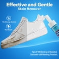 thumbnail image 4 of HomChum Shoe Cleaner Kit, 200ml Gentle Shoe Cleaner with Cleaning Towel, for Leather, Synthetic Leather, Rubber & White Sneakers, Daily Shoe Care & Maintenance Set, 4 of 8
