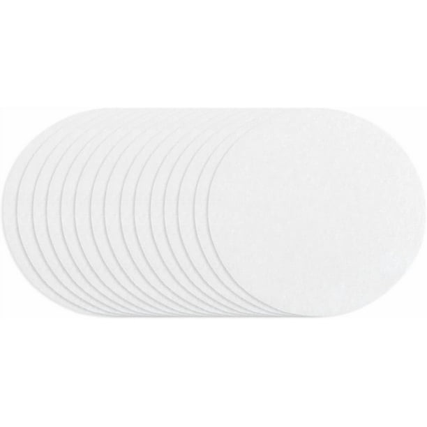 200 hojas de papel pergamino redondo de 6 pulgadas para hornear, color blanco, antiadherentes, resistentes al aceite, para freidoras de aire, para hornear pasteles y cocinar al vapor.
