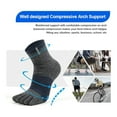 thumbnail image 4 of Unisex Five-Toe Sports Socks - Perfect for Running and Daily Wear 3 Pairs, 4 of 7