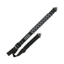 Allen Company Trak Traction Web 36" Rifle Sling w/ Swivels, Holds 500 lbs., Black/Gray, Rubber Baktrak Grip