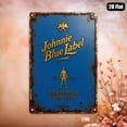thumbnail image 3 of HELLOYOUNG Johnnie Walker Blue Label Vintage Metal Sign, Retro Whiskey Bar Wall Decor, Tin Sign Art for Lounge Study Man Cave Gift for Whiskey Lovers, 3 of 5