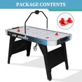 thumbnail image 6 of 54" Air Hockey Table - Arcade Hockey Table Gaming Set w/LED Electronic Scoring & Lights, 2 Pucks, 2 Pushers, Powerful 12V Motor, Air Hockey Game Table for Kids Adults, Game Room, Home, Office, 6 of 7