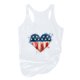 thumbnail image 4 of Cuello redondo para mujer Día de la Independencia Impresión Sin mangas Casual Chaleco suelto Tops Fridja  gh93, 4 of 5