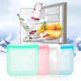 thumbnail image 4 of 500/1000ml Sealed Bag Strong Sealing No Scale Food Preservation Silicone Microwave Fridge Food Storage Bag Kitchen Supply, 4 of 12
