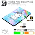 thumbnail image 4 of Slim Fit Case for Amazon Kindle Fire HD 10.1" 11th Gen(2021), Fire HD 10 Plus Cover, Allytech PU Leather Shock-Absorption Adjustable Stand Auto Wake Sleep Smart Case and Cover, Rainbow Unicorn, 4 of 7