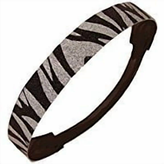 Glitter Headband Girls Headband Sparkly Head Band Black and Silver Zebra