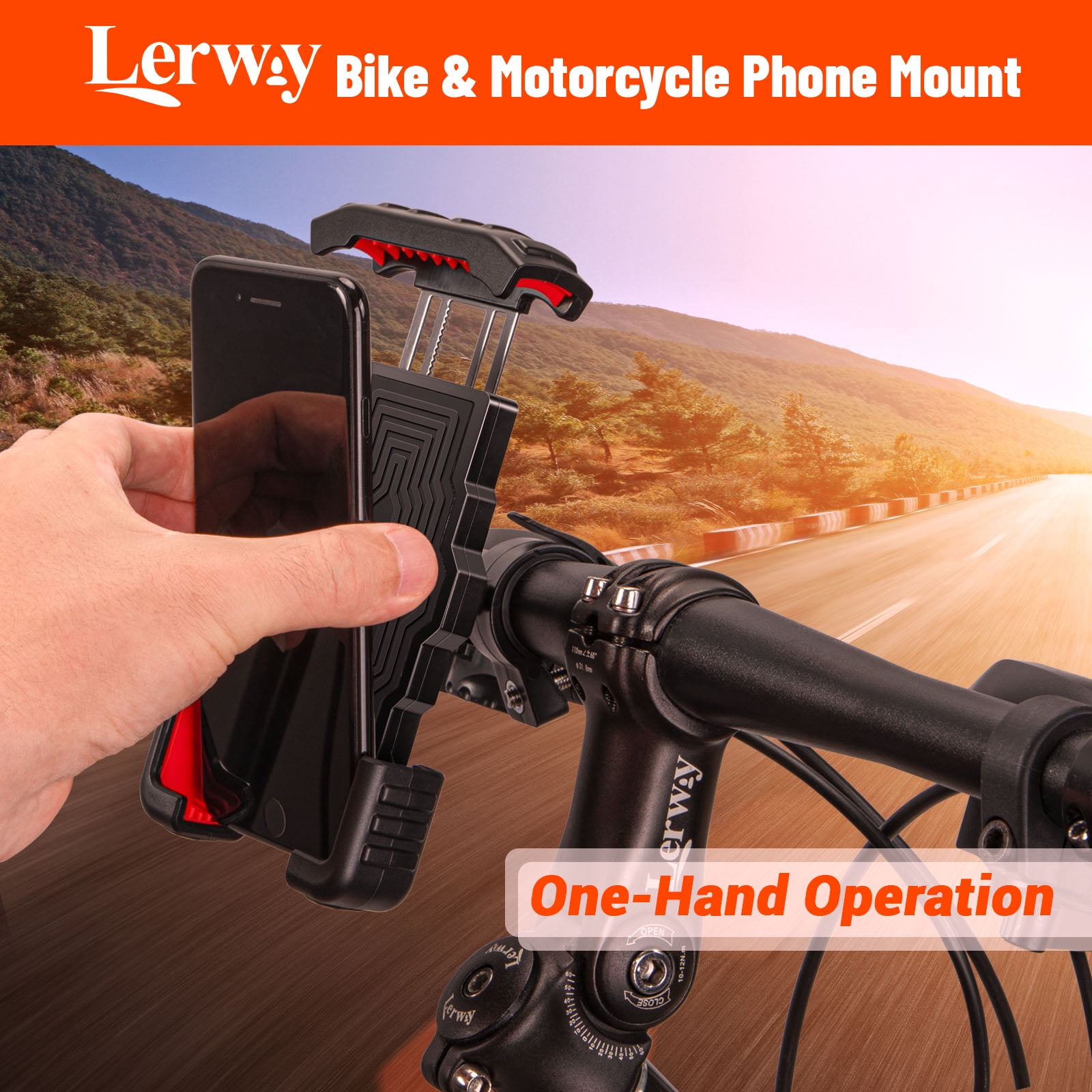 Mobile hand best sale holder for bike