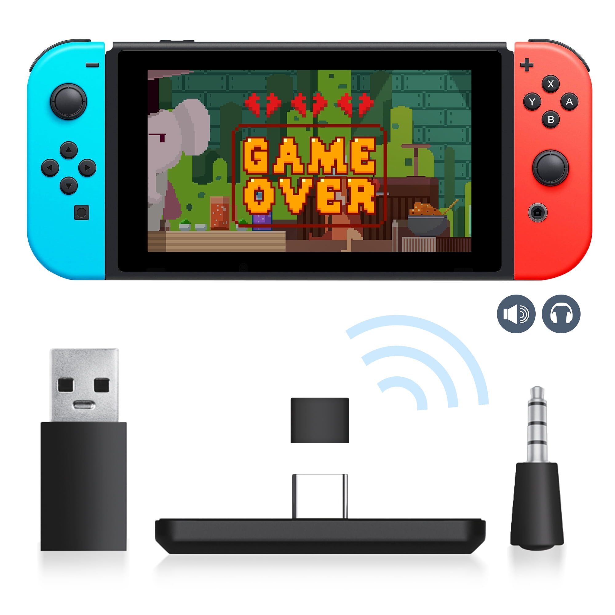 Compatible with Nintendo Switch Lite/PS4/PS5/PC, Low Latency Walmart.com