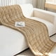 thumbnail image 4 of Cojín de sofá de pana, funda de asiento de felpa, antideslizante, de cuero, protector de respaldo, almohadilla de tela, protección para muebles de sala de estar, 60 x 150 cm, 4 of 6
