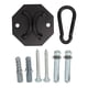 thumbnail image 2 of Kit De Fijación Para Hamaca, Tornillos De Expansión Con Gran Capacidad De Carga, Placa De Montaje En Techo, Ganchos De Anillo, Hexagonales Negros Para Mecedoras Para, 2 of 7