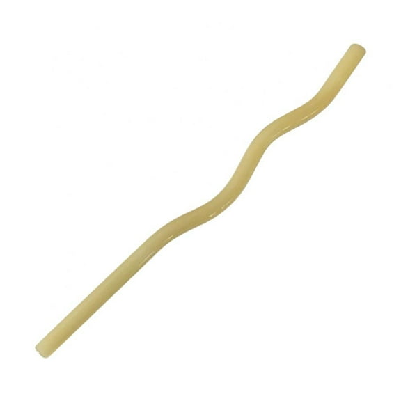 GOODLY Reusable Glass Drinking Straws-Smoothie Straws for Milkshakes, Frozen Drinks, Smoothies, Bubble Tea - Wave Shaped High Borosilicate Environmentally Friendly