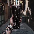 thumbnail image 2 of Fall Tumbler 20 oz Travel Coffee Mug Fall Leaf Print Skinny Tumblers with Lid and Straw Stainless Steel Insulated Coffee Leaves Cups Gift for Fall, 2 of 6