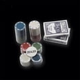 thumbnail image 2 of Chip Set Poker Chips 100 Chips Texas Holdem Poker Board Game Chips, 2 of 5