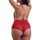 thumbnail image 3 of Mujer Encantadora Body Ropa interior Deep V Halterneck Floral Lace Lencería Ropa de dormir Scienceny XX000188-12, 3 of 7