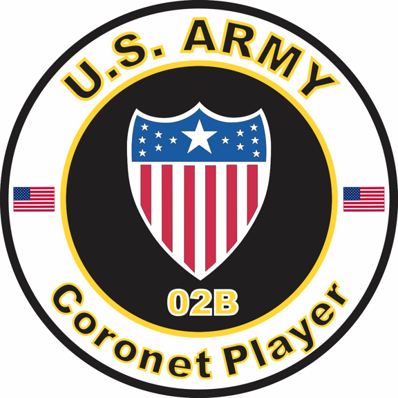 3.8 Inch U.S. Army MOS 02B Coronet Player