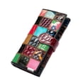 thumbnail image 3 of Cartera larga de cuero para mujer, monedero a juego, monedero de moda de gran capacidad. estilo A, 3 of 9