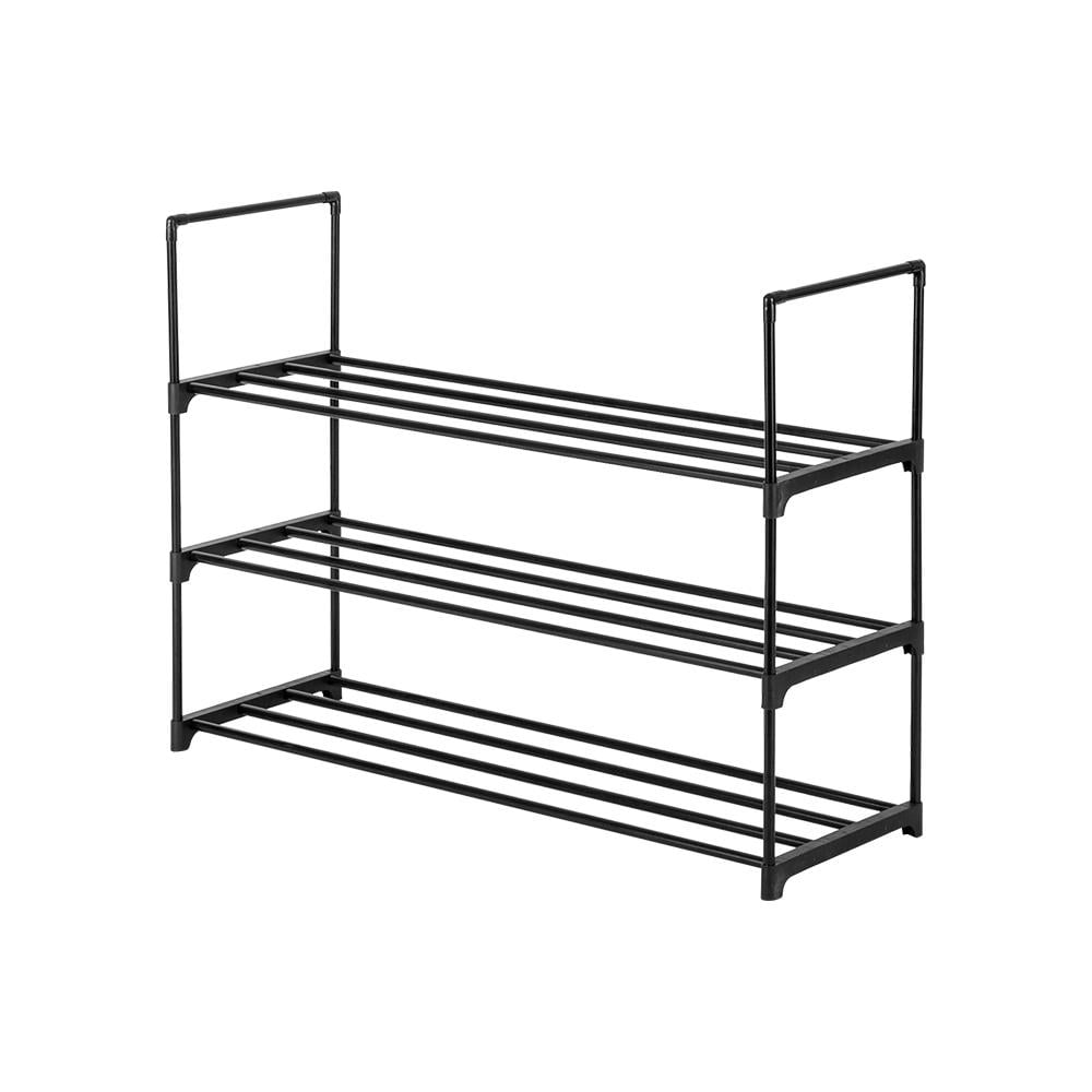 3/5 Tier Shoe Stand Storage Organiser Rack Lightweight Compact Space Save Shelf 