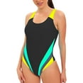 thumbnail image 2 of Aloohaidyvio One Piece Swimsuits for Women Boyleg Sports Swimwear Tummy Control Athletic Bathing Suits Training XL, 2 of 5