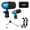 Blue, variant on Professional 5-Piece Instrument Microphone Kit with Cardioid Condenser Mics for Conga, Bongo, Snare & Tom Drums, XLR Connection, Metal Housing, Studio Recording & Live Performance Audio Set