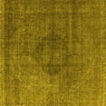 thumbnail image 1 of Ahgly Company Indoor Square Oriental Yellow Industrial Area Rugs, 4' Square, 1 of 4