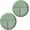 Green, variant on Miaocao 2Pack Portion Control Plate, 9 Inch Round Divided Plates for Dinner, 3 Compartment Dinner Plates Suitable for Balanced Eating Dishwasher Microwave Safe(Color:pink & Beige)