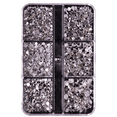 thumbnail image 1 of FloreceBien Diamantes de imitación de tamaño mixto con parte trasera plana, gemas de cristal redondas sin fijación por calor, cuentas de piedra de cristal para cara, uñas, ropa, zapatos, bolsos,, 1 of 5