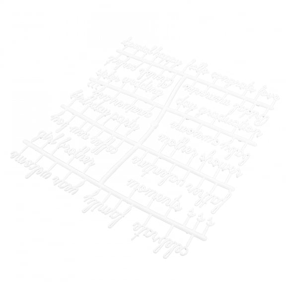 CCOCC 2 Sets Replaceable Felt Board Letters Plastic Letter Board Signs Felt Letter Board Letters