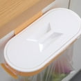 thumbnail image 2 of CNKOO Save Space Hanging Trash Can for Kitchen  Wall Mounted Garbage Can  Door Rubbish Container Hanging Trash Can, 2 of 5