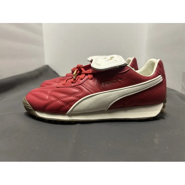 PU & MA AVANTI L FENTY men's shoes 398352 03 CLUB RED LEATHER. Women’s Size 7.