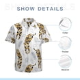 thumbnail image 7 of High Quality Hawaiian Shirts for Men Short Sleeve Aloha Beach Shirt Floral Summer Casual Button Down Shirts Blouses C2B48C, 7 of 7