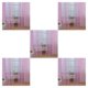 thumbnail image 3 of Toystoory Home Apartment Romantic Window Curtain Replacement Full Flocking Drape Living Bedroom Protection Room Soft Privacy Type2 NO2, 3 of 6
