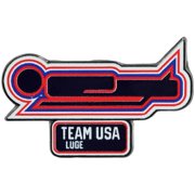 Team USA Luge Pictogram Pin