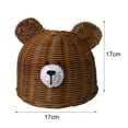 thumbnail image 7 of Cheers US Rattan Lamp Shade for Pendant Lamp Floor Lamp Rattan Basket Chandelier Lamp Shade Light Fixture Rattan Shade for Bedroom Bedside House Reading Living Room Home Hallway Dining, 7 of 7