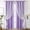 Purple, variant on XYRSRUW Double Layer Star Lace Blackout Curtains, 2-in-1 Sheer Star Pattern Drapes, Opaque Thermal Insulated Panels, Elegant Lace and Solid Liner for Bedroom and Living Room(Black)
