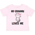 thumbnail image 3 of Inktastic Grammy Loves Me Girls Kitty Girls Toddler T-Shirt, 3 of 5
